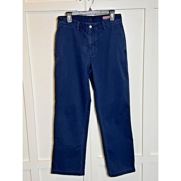 Vineyard Vines Club Pants Mens 32x32 Navy Chino 100% Cotton - Picture 1 of 7